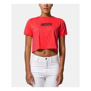 ARTISTIX Womens Red Jewel Neck Casual Top Size: XS